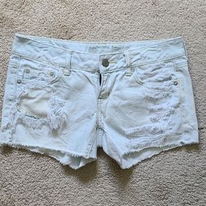American Eagle distressed shorts